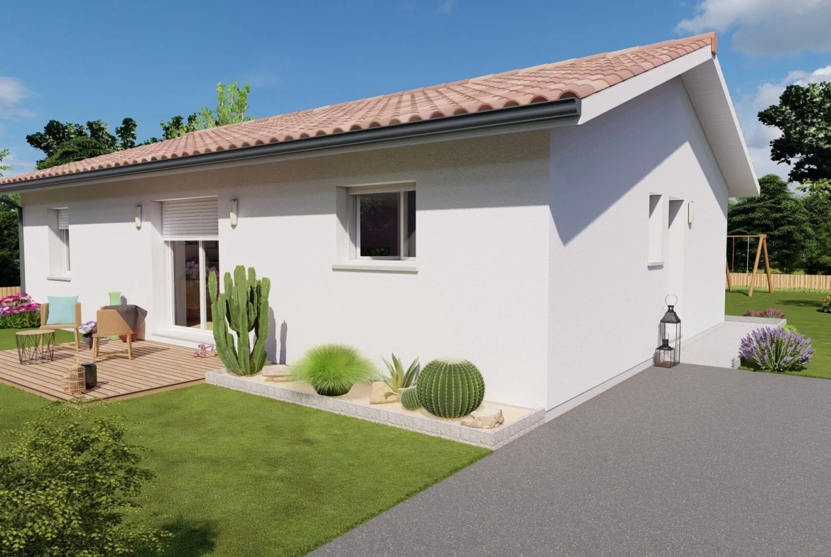 Maison neuve 86 m² avec 3 chambres à Saint-Astier – Modèle STOCKHOLM 