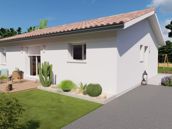 Maison neuve 86 m² avec 3 chambres à Saint-Astier – Modèle STOCKHOLM