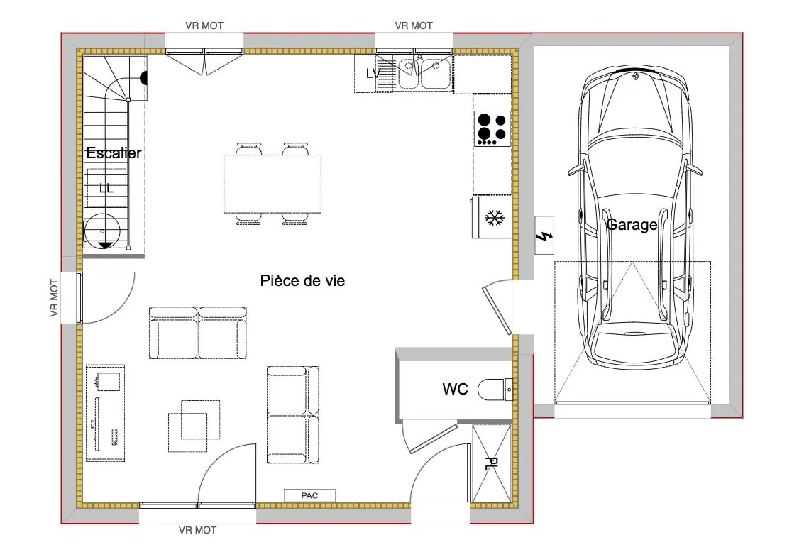 Maison en VEFA à Chirens proche toutes commodités - Offre à partir de 1000€/mois 