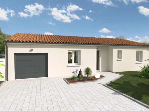 Maison neuve Sicile de 93 m² à Thuré - 3 chambres, garage, haute performance énergétique