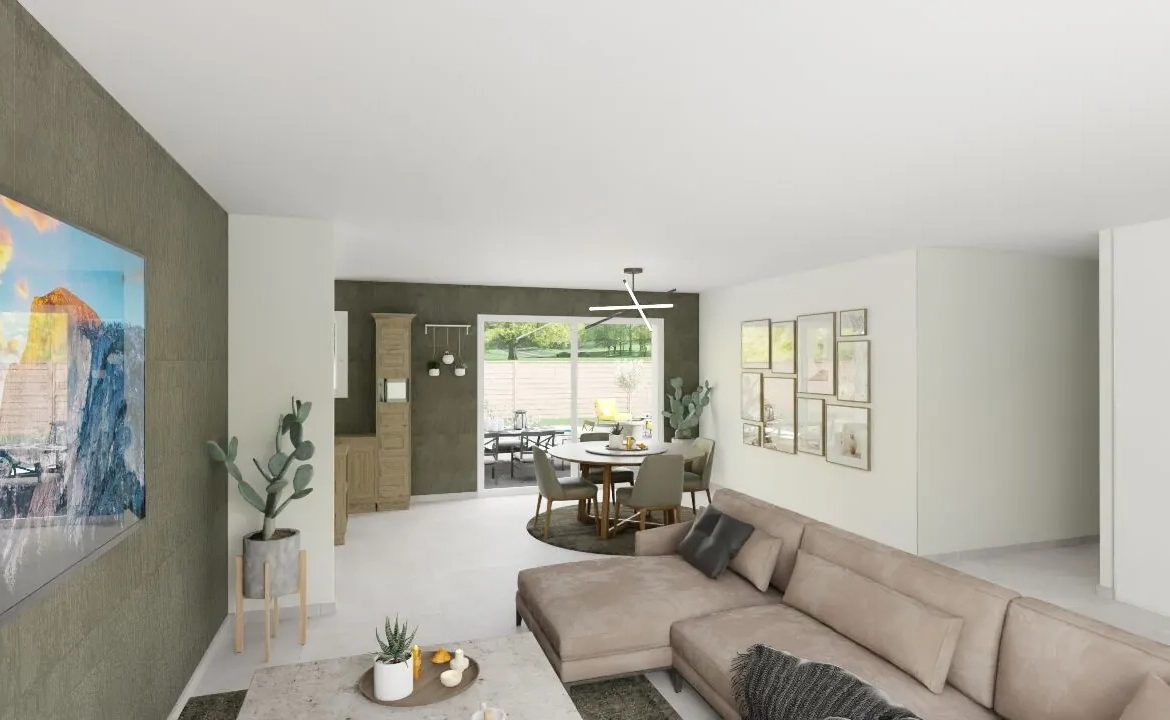 Maison neuve Sicile de 93 m² à Thuré - 3 chambres, garage, haute performance énergétique 