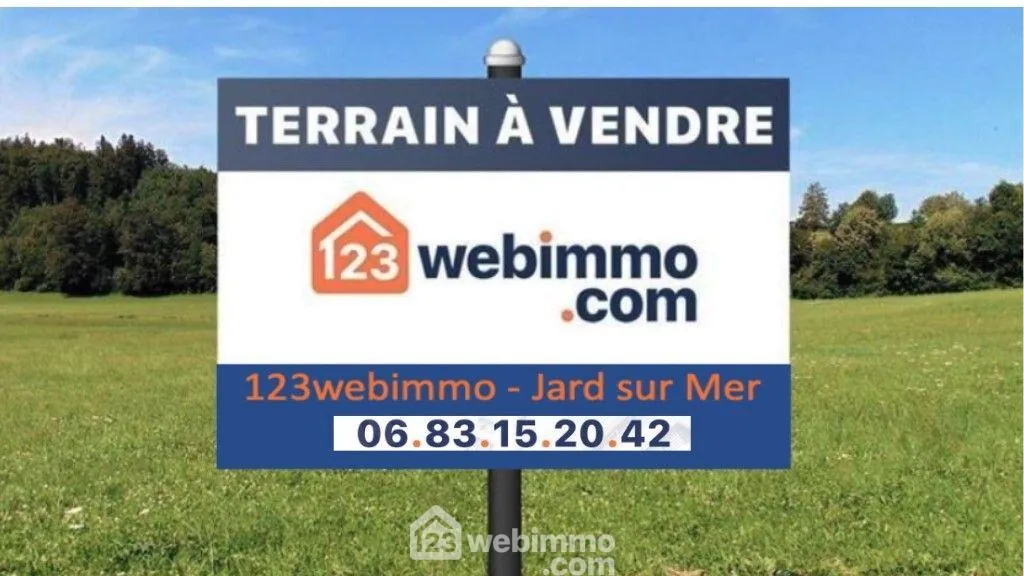 Terrain à bâtir de 546 m² à Talmont-Saint-Hilaire, proche plage et commerces 