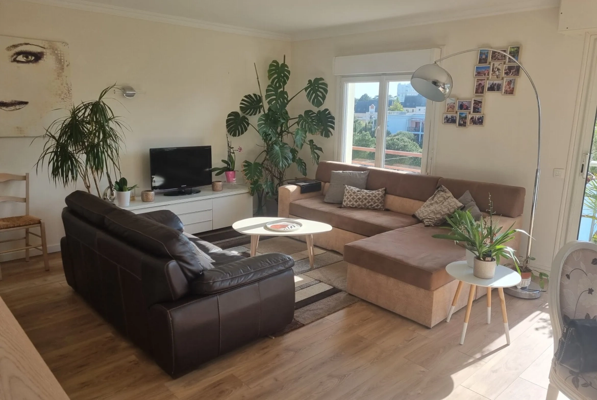 Bel appartement T4 dernier étage à La Baule-Escoublac avec parking et cave 