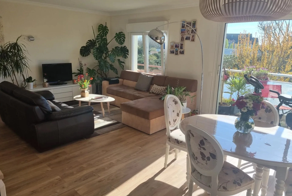 Bel appartement T4 dernier étage à La Baule-Escoublac avec parking et cave 