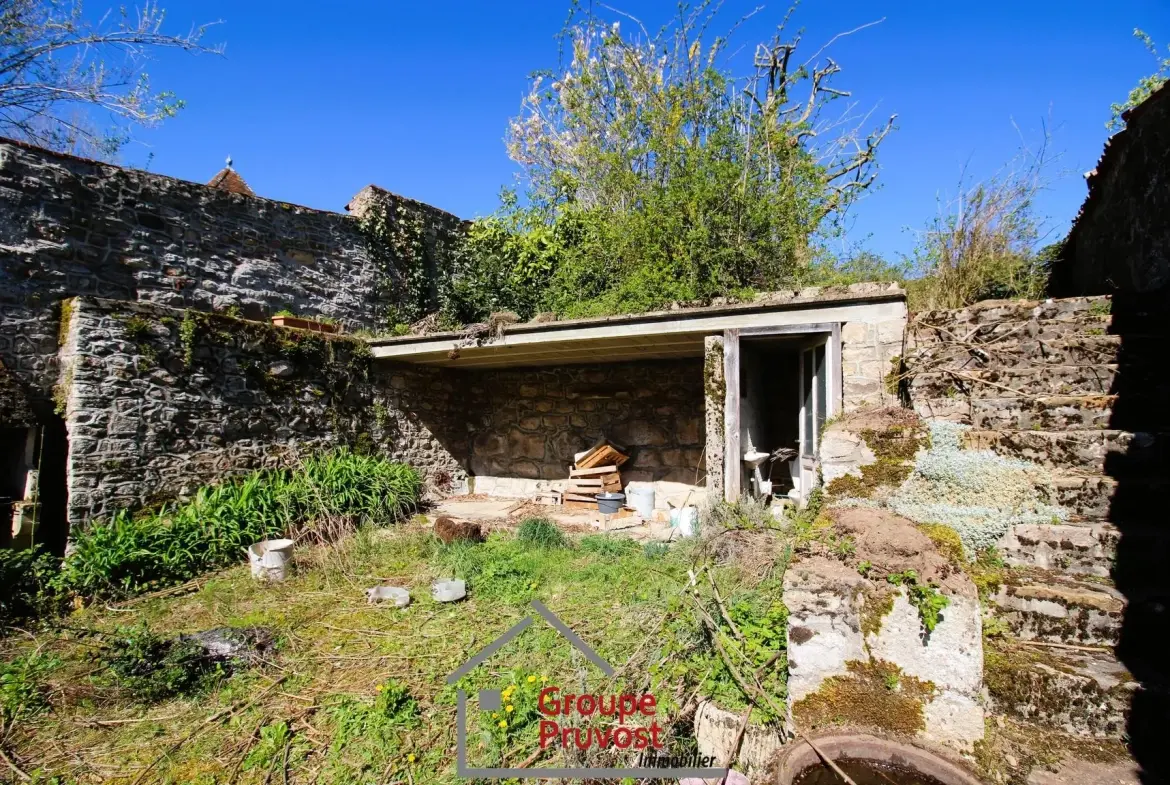 Maison de village à rénover avec jardin à Tramayes - Grand potentiel 