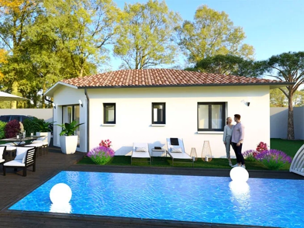 Maison neuve à Clermont : résidence moderne avec terrasse et garage