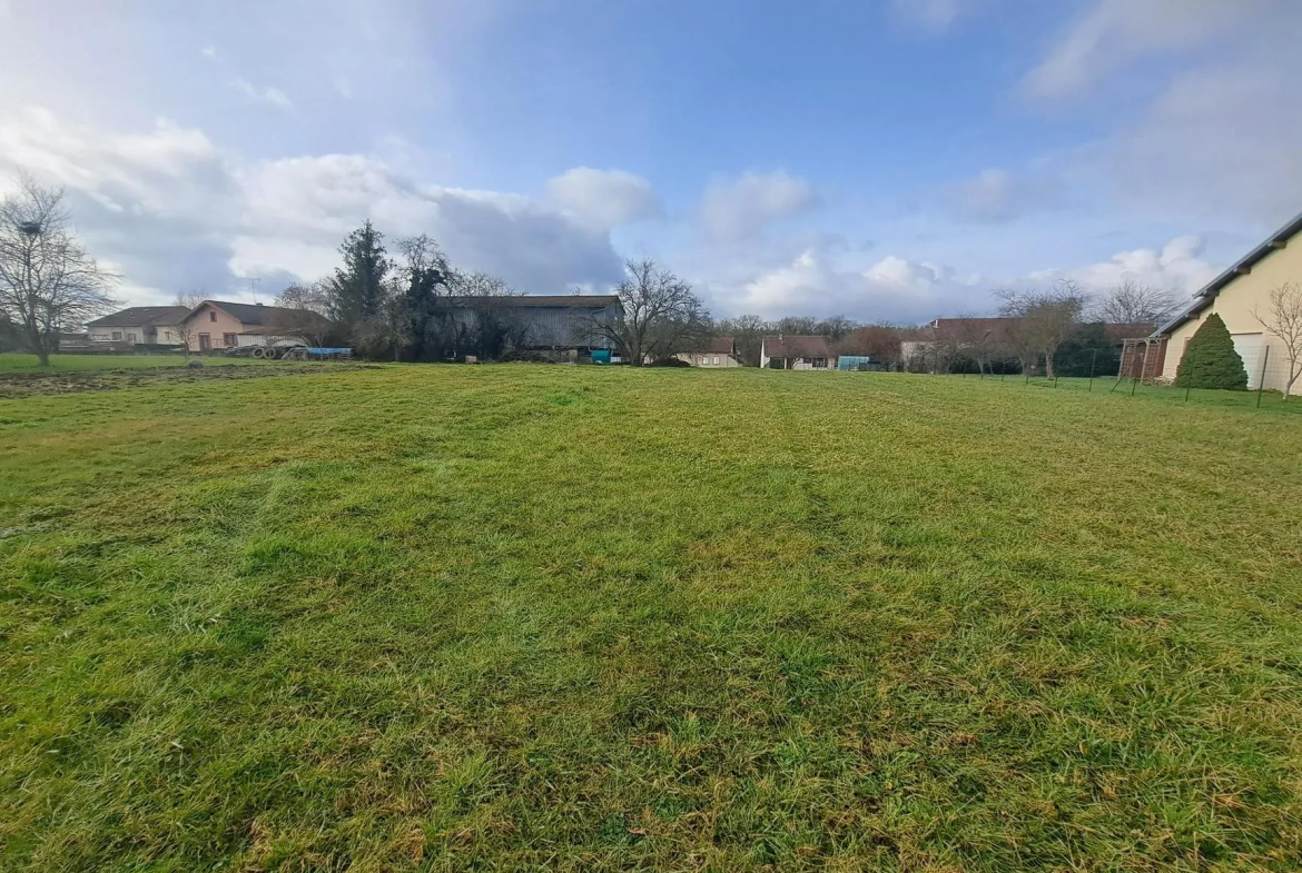 Terrain constructible plat de 1600 m² à Dignonville près d'Épinal 