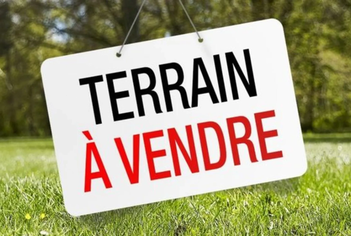 Terrain constructible plat de 1600 m² à Dignonville près d'Épinal 