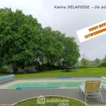 Maison en pierres avec piscine à Rives de l'Yonne, 1837, 135m²