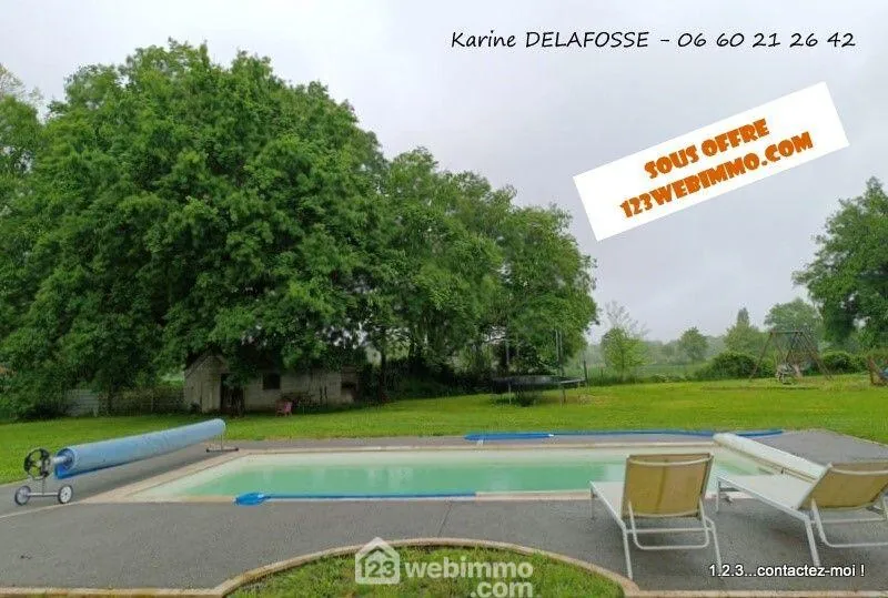 Maison en pierres avec piscine à Rives de l'Yonne, 1837, 135m² 