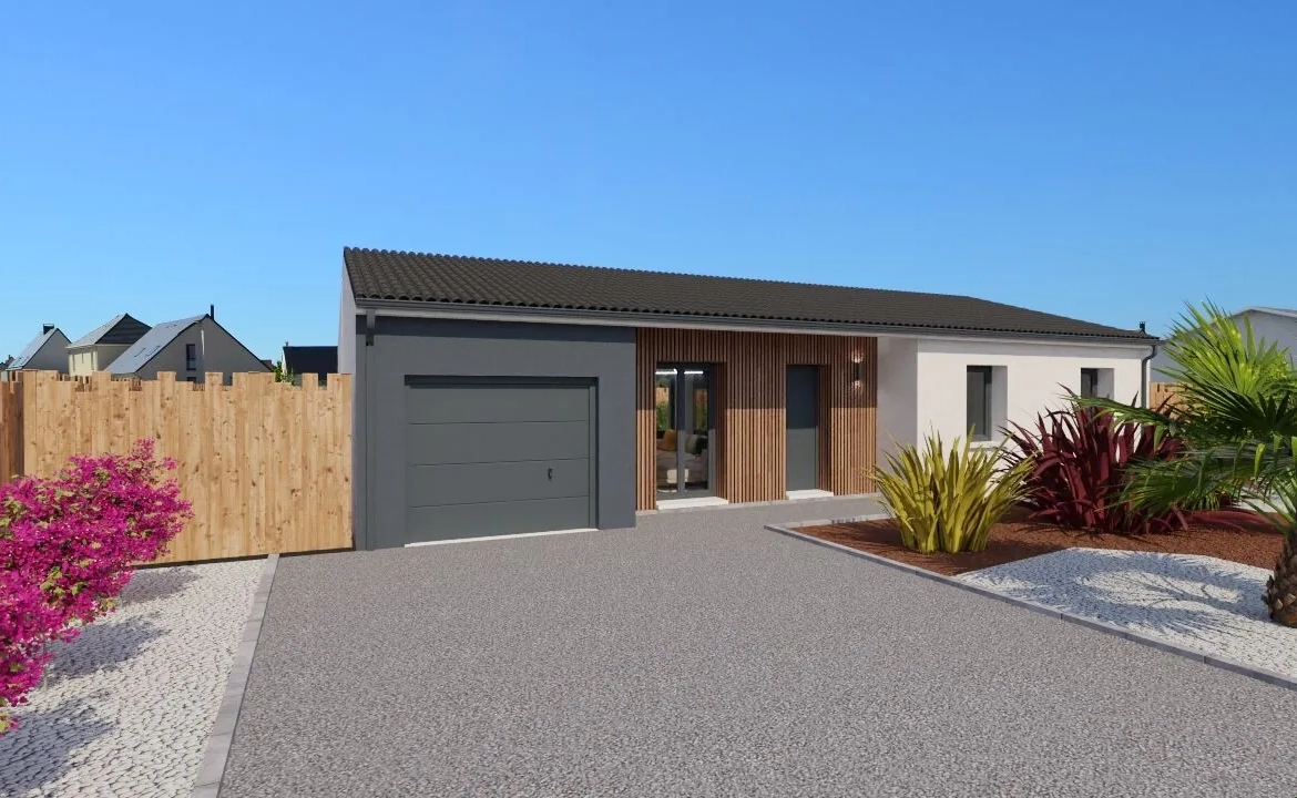 Modèle de maison neuve Corfou 101 m² avec 3 chambres à Availles-en-Châtellerault 