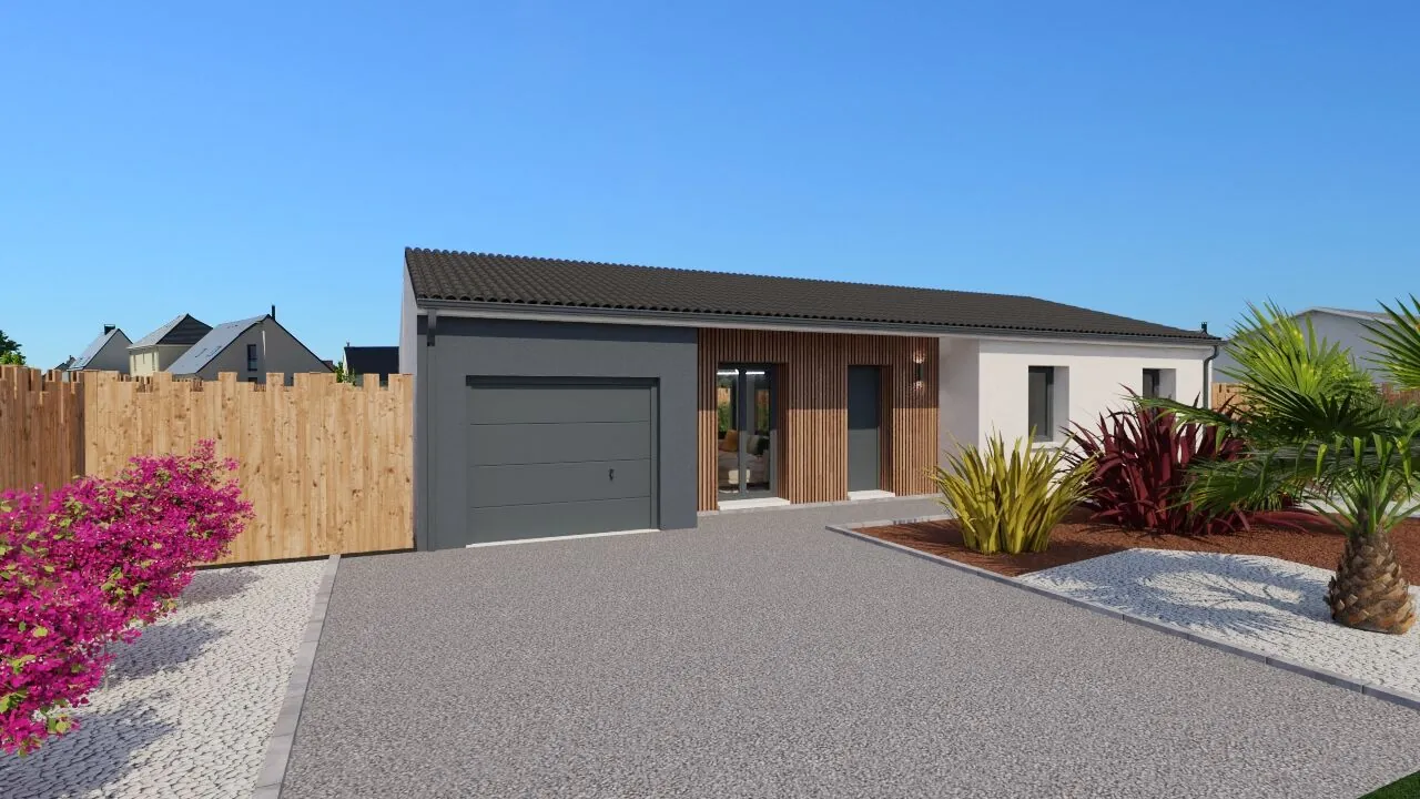 Modèle de maison neuve Corfou 101 m² avec 3 chambres à Availles-en-Châtellerault 