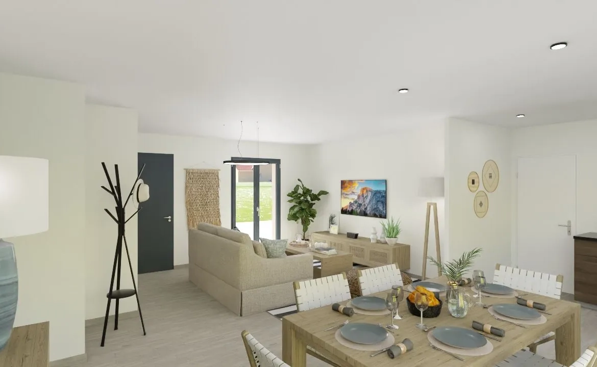 Modèle de maison neuve Corfou 101 m² avec 3 chambres à Availles-en-Châtellerault 