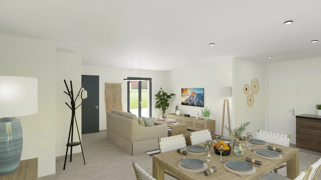 Modèle de maison neuve Corfou 101 m² avec 3 chambres à Availles-en-Châtellerault 