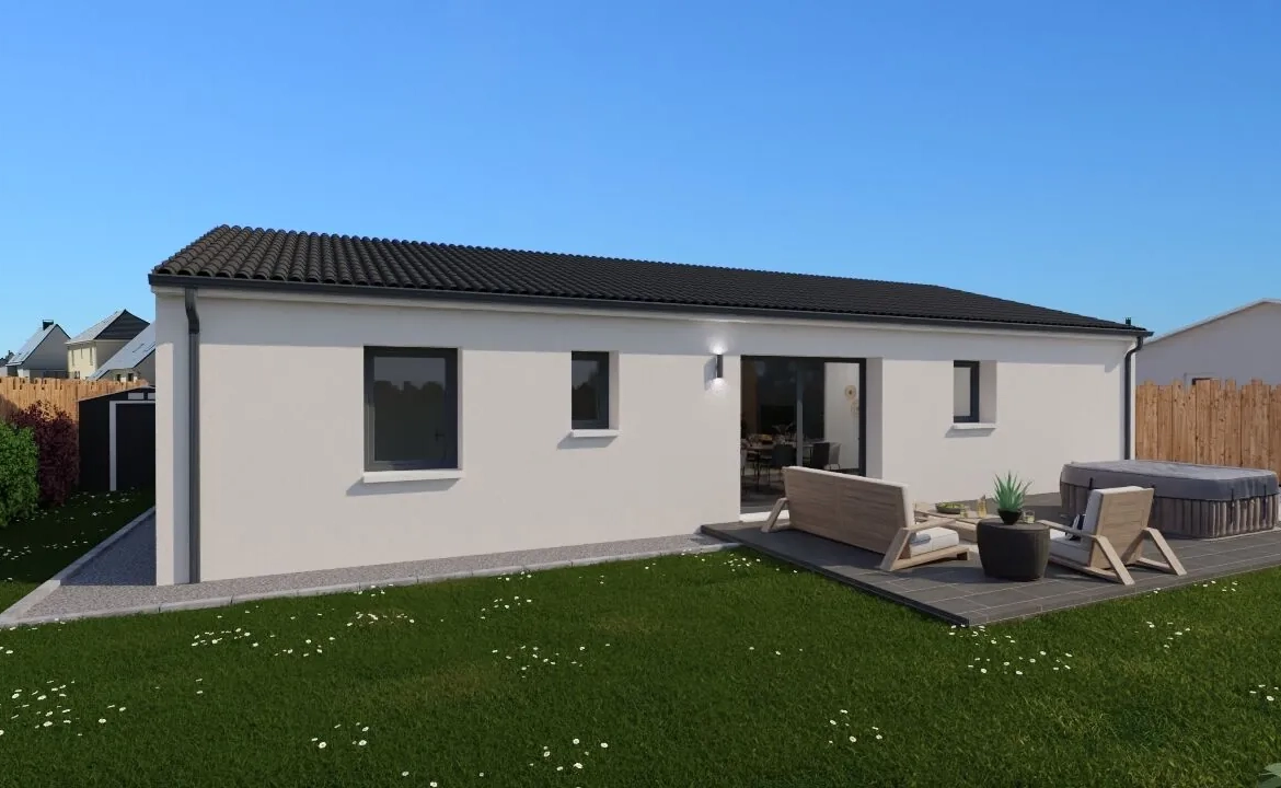 Modèle de maison neuve Corfou 101 m² avec 3 chambres à Availles-en-Châtellerault 
