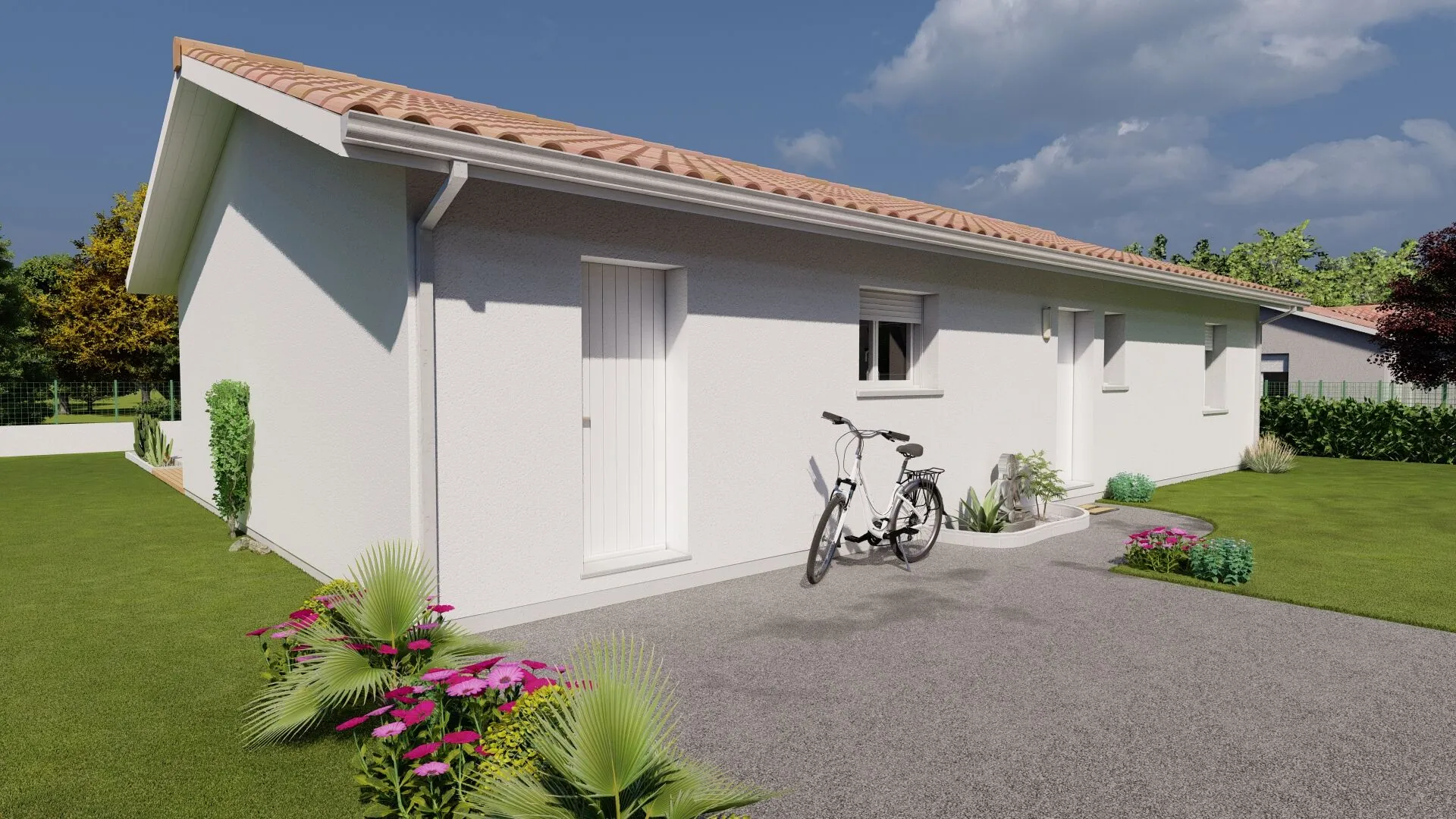 Maison neuve 3 chambres à Chalus avec terrain de 1000 m² 