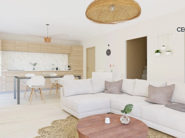Projet maison à Lancié près de Belleville en Beaujolais - 93 m², neuf, conforme RE2020