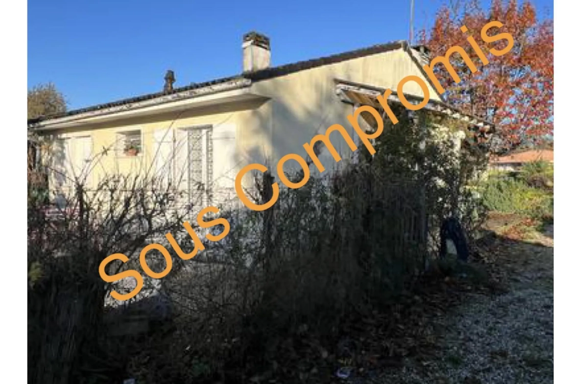 Maison de plain-pied à vendre à Le Barp avec jardin arboré et garage 