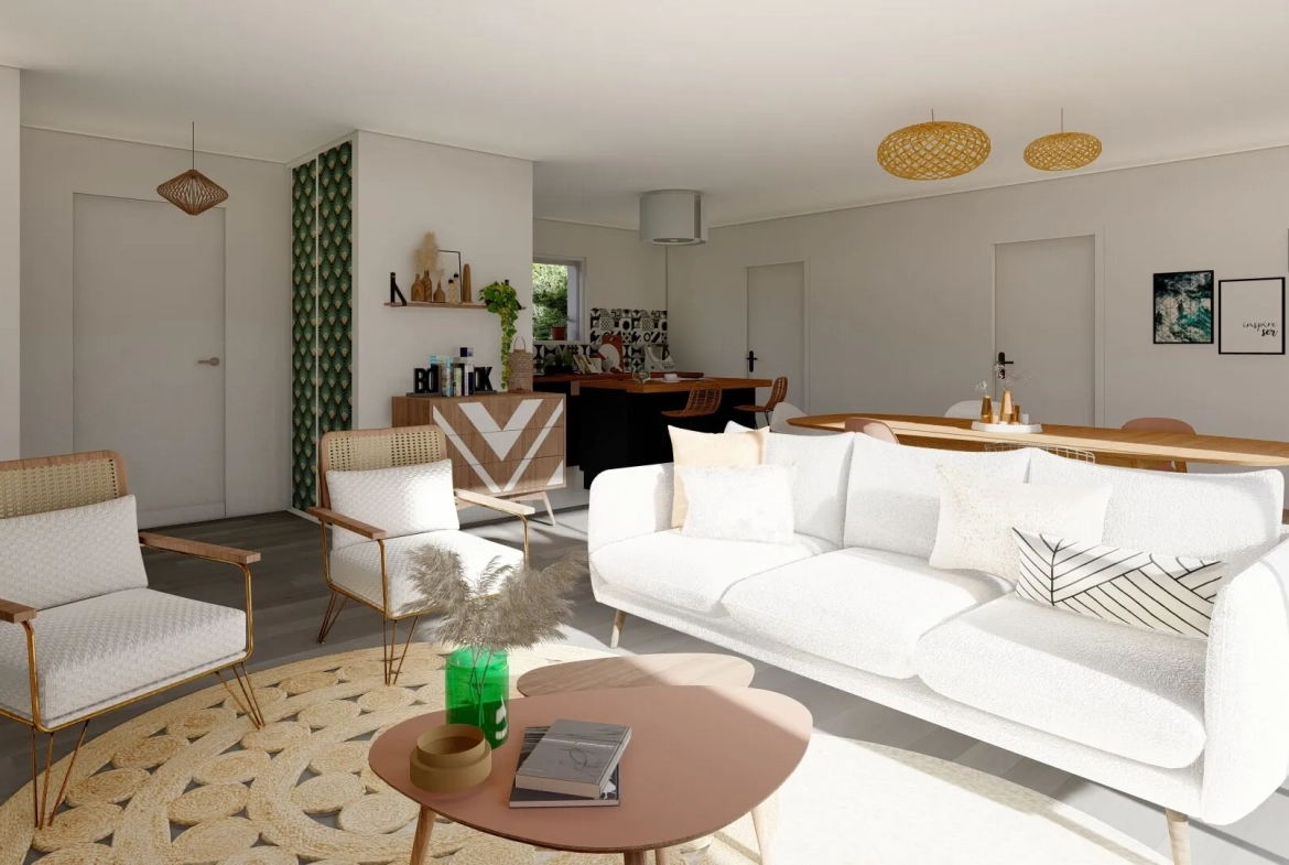 Terrain constructible et maison moderne à Hagetmau - Offres et garanties incluses 