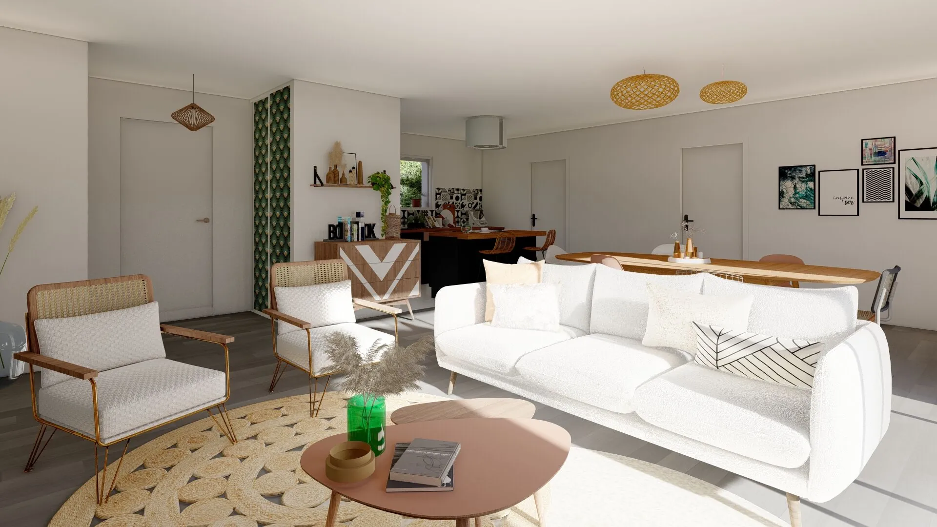 Terrain constructible et maison moderne à Hagetmau - Offres et garanties incluses 