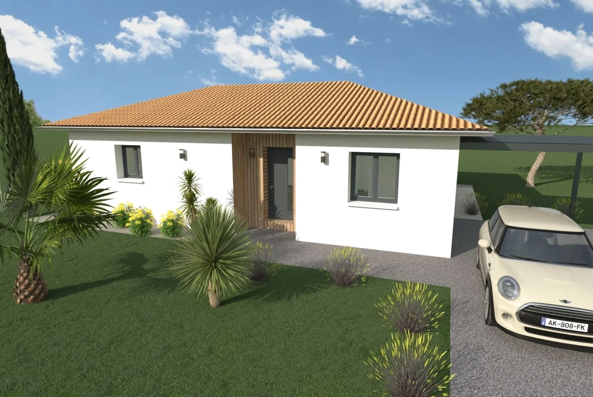 Maison 3 chambres à HINX de 84 m² avec terrain de 427 m² - Idéal famille 