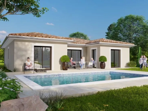 Villa neuve moderne à Sance de 3 chambres avec garage et terrasse