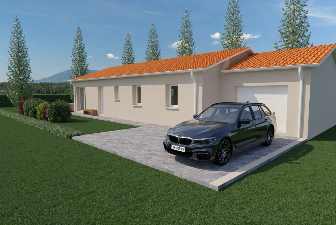 Construction d’une villa 90m² avec 3 chambres à Saint-Sorlin-de-Morestel 