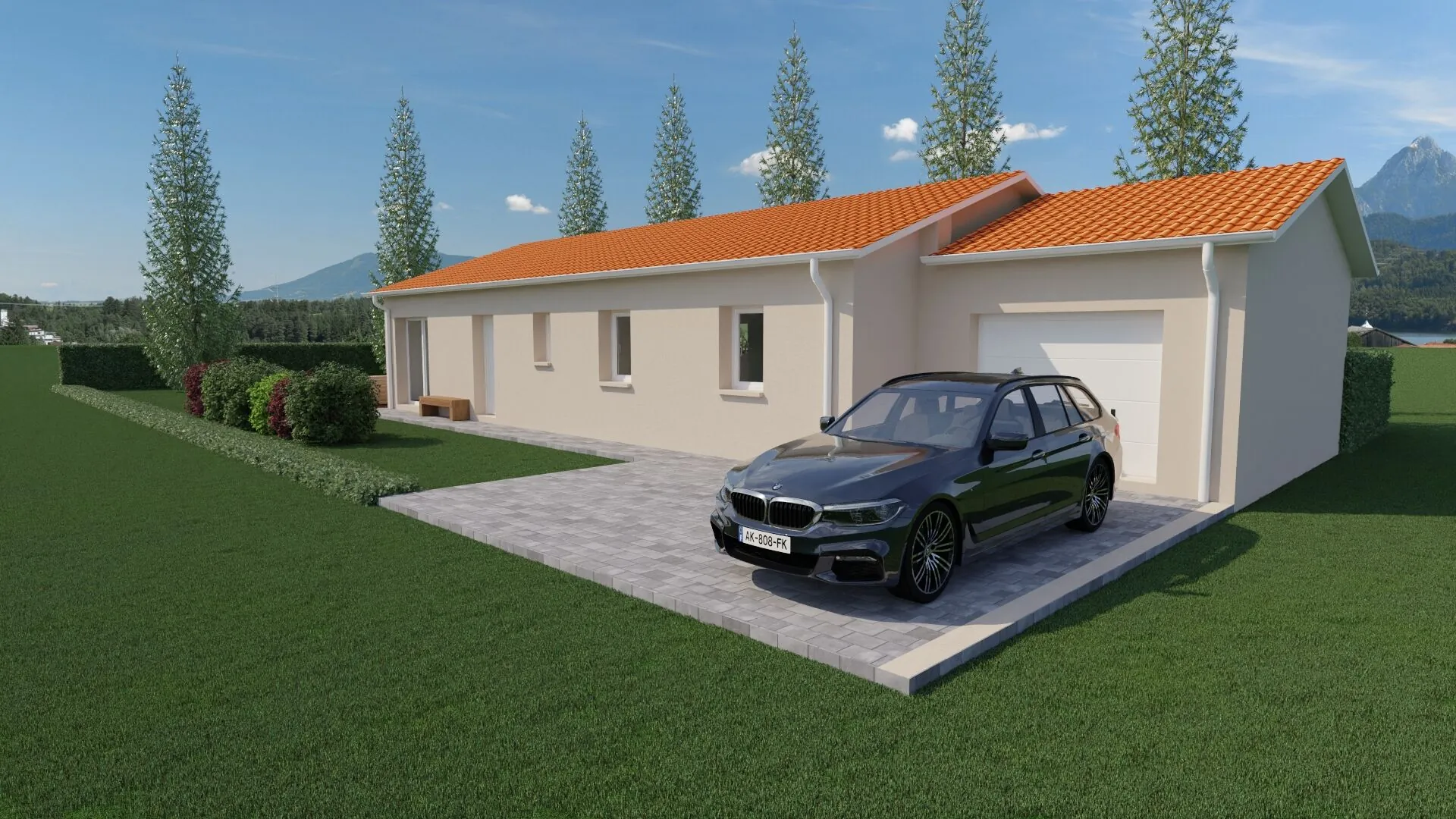 Construction d’une villa 90m² avec 3 chambres à Saint-Sorlin-de-Morestel 