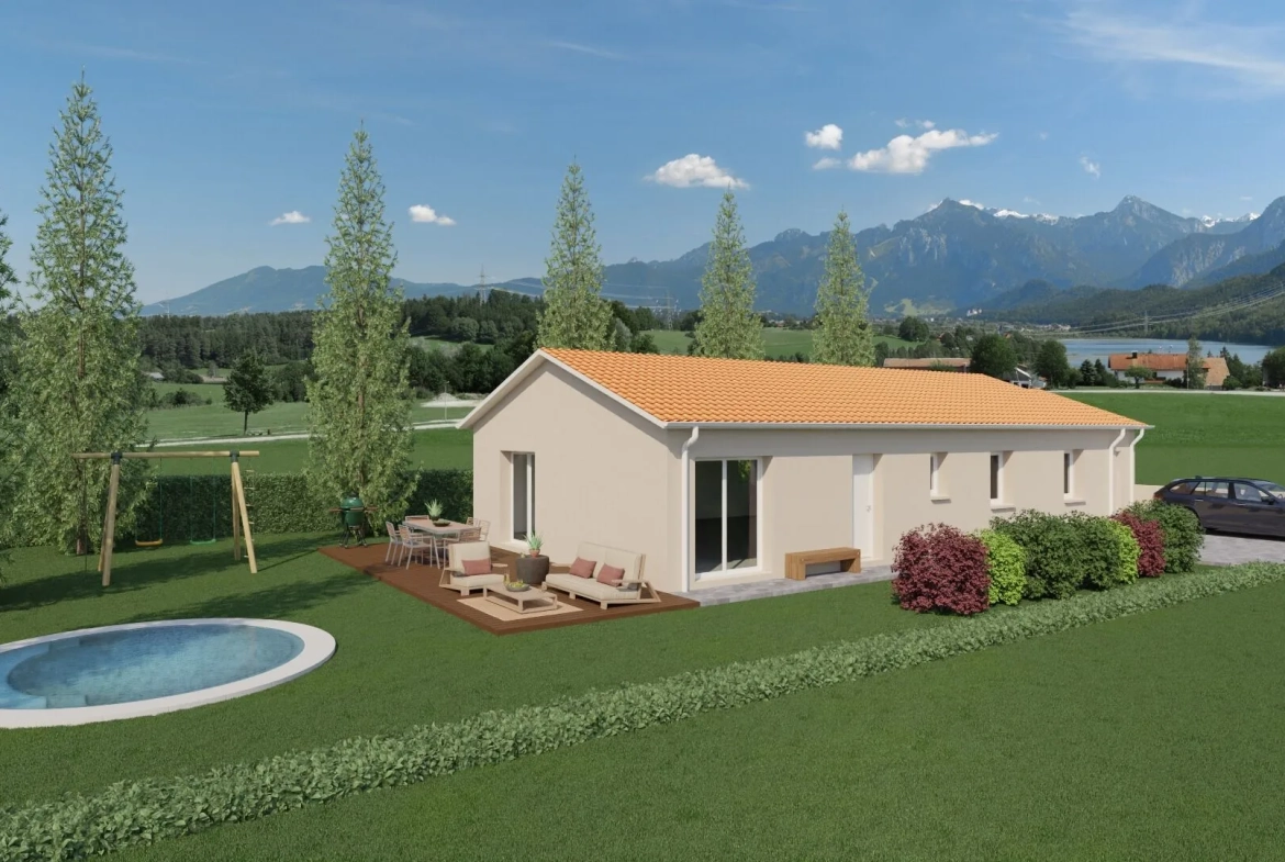 Construction d’une villa 90m² avec 3 chambres à Saint-Sorlin-de-Morestel 