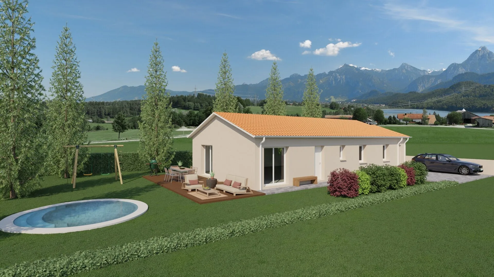 Construction d’une villa 90m² avec 3 chambres à Saint-Sorlin-de-Morestel 
