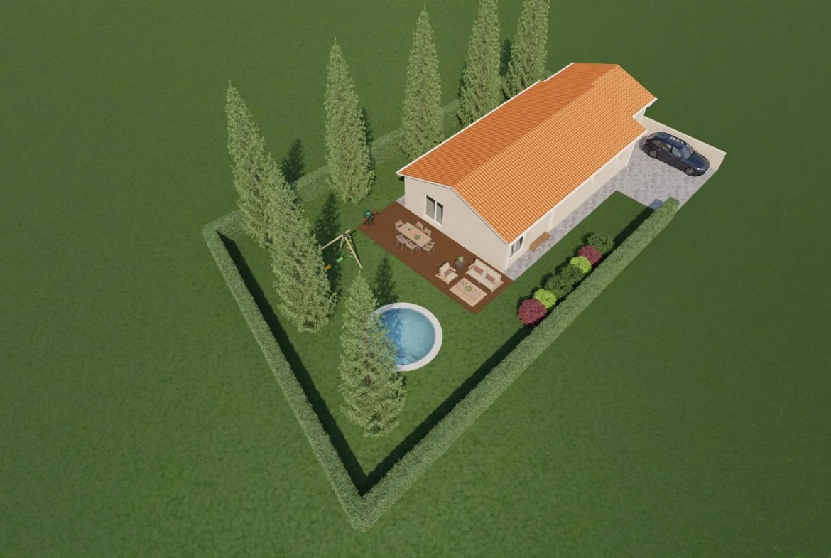 Construction d’une villa 90m² avec 3 chambres à Saint-Sorlin-de-Morestel 