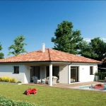 Maison neuve avec terrain à Bougue près de Mont de Marsan - 99 m²