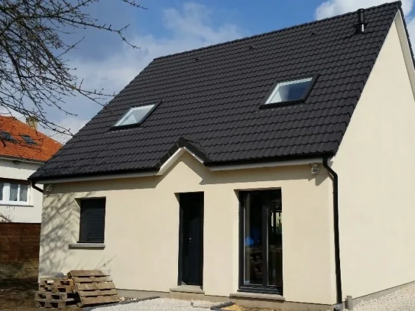 Construction maison sur mesure à Saint-Omer-en-Chaussée, 96 m², terrain 440 m²