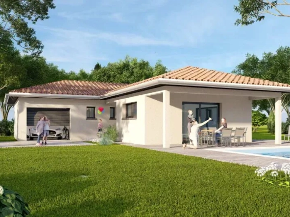 Villa neuve avec vue panoramique à Crêches-sur-Saône - 800 m² de terrain
