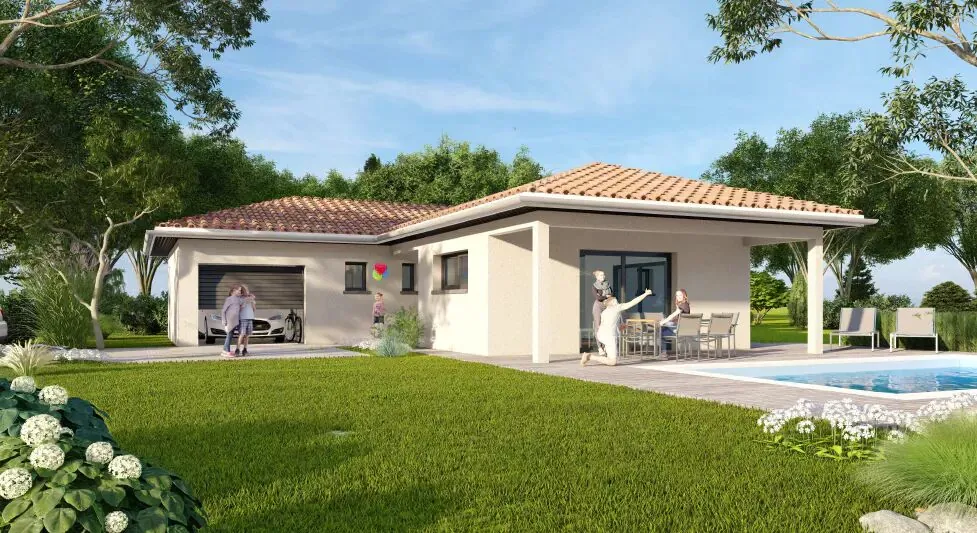 Villa neuve avec vue panoramique à Crêches-sur-Saône - 800 m² de terrain 