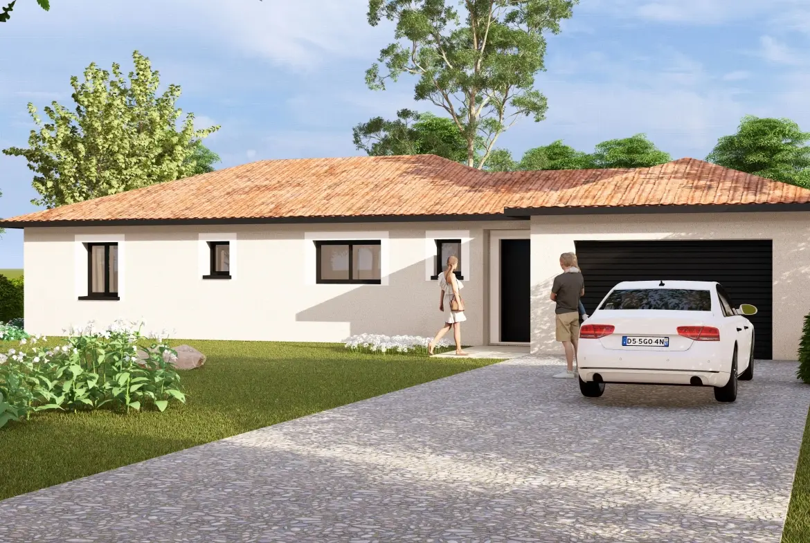 Villa neuve avec vue panoramique à Crêches-sur-Saône - 800 m² de terrain 