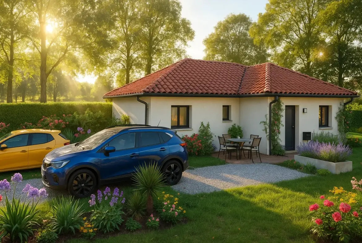 Maison neuve écologique de 100 m² à Beaucroissant - 3 chambres, grand jardin 