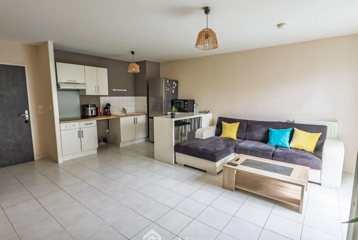 Appartement T2 lumineux de 48m² à Avrillé proche Angers 