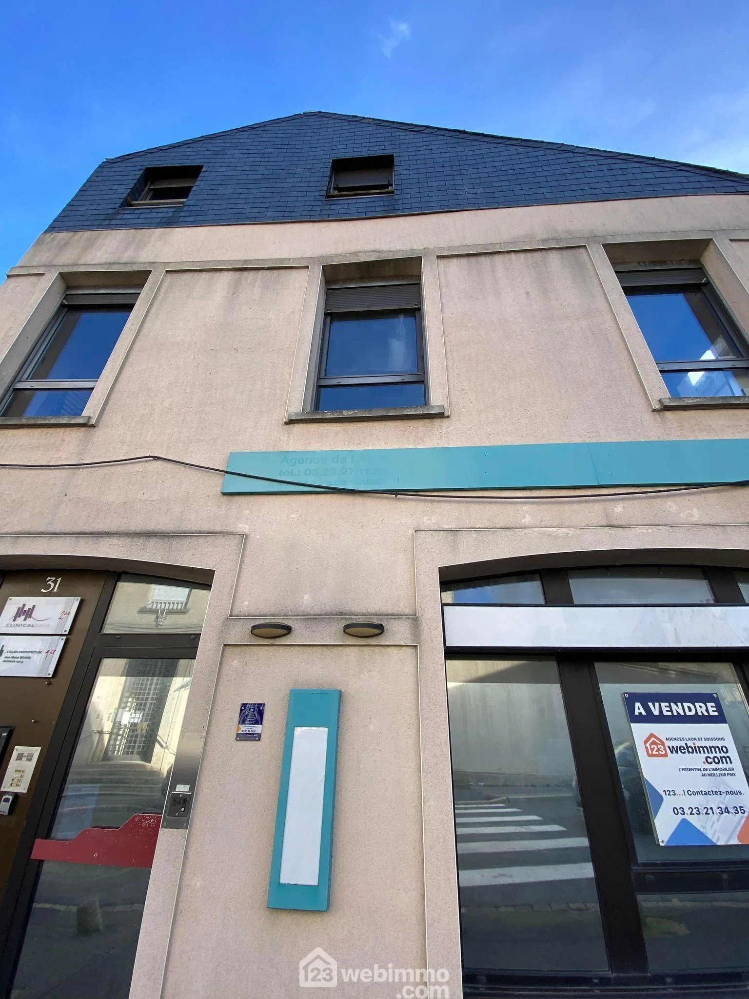 Local professionnel ou appartement de 163 m² à Laon, espace sécurisé et polyvalent 