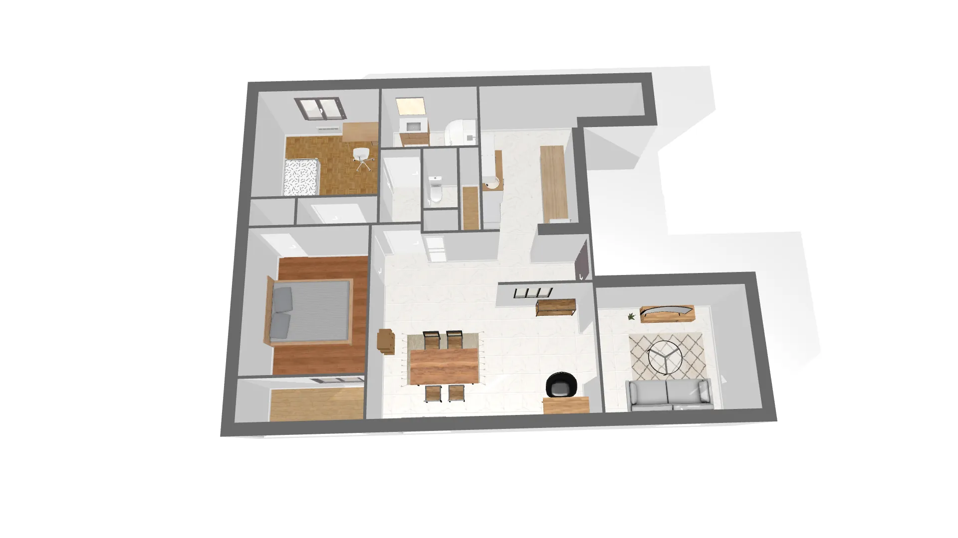 Appartement T3 de 66 m² à Albertville à vendre – Lumineux et bien équipé 