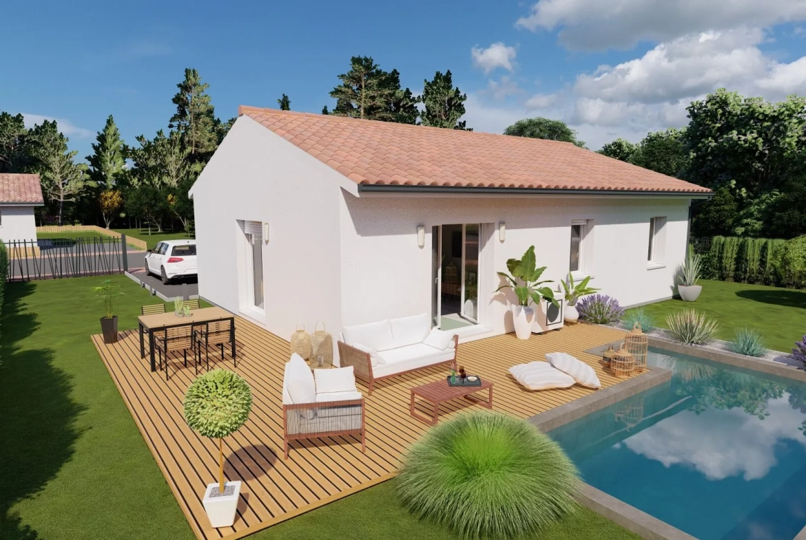 Maison neuve de 80 m² avec jardin à Dax - Quartier Saubagnacq 