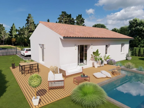 Maison neuve de 80 m² avec jardin à Dax - Quartier Saubagnacq