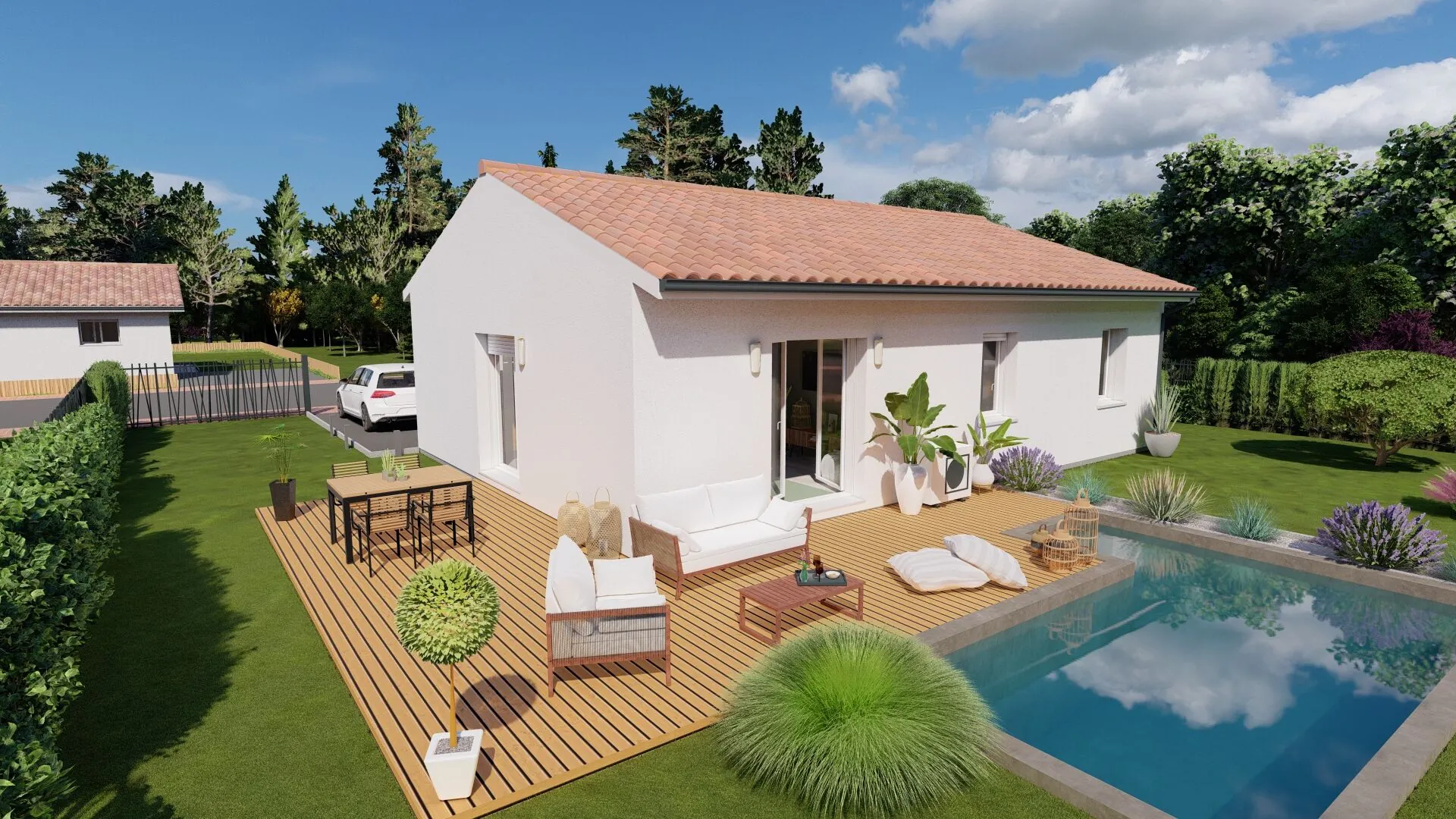 Maison neuve de 80 m² avec jardin à Dax - Quartier Saubagnacq 