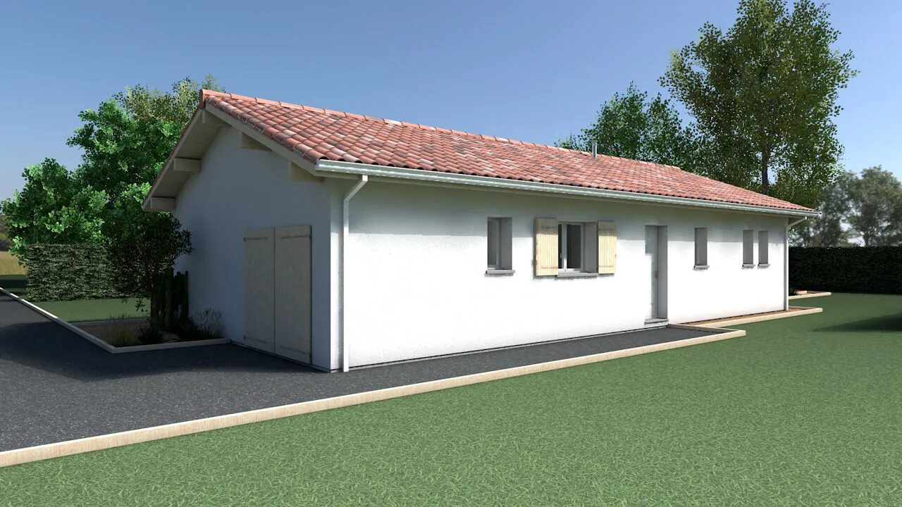 Maison neuve 3 chambres à Castets, terrain de 742 m², construction personnalisable 