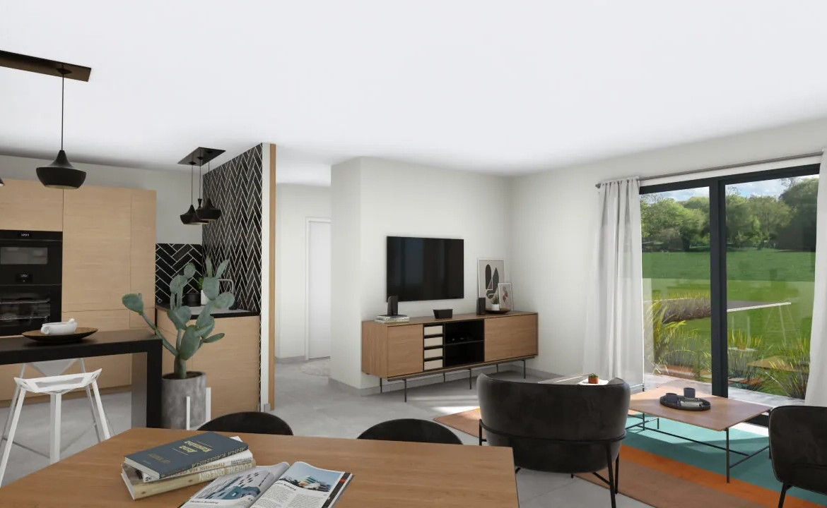 Maison neuve 3 chambres à Castets, terrain de 742 m², construction personnalisable 
