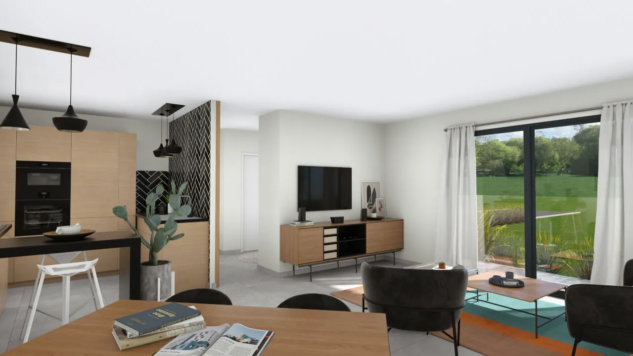 Maison neuve 3 chambres à Castets, terrain de 742 m², construction personnalisable 