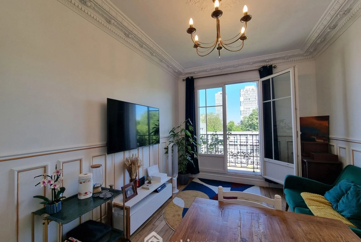 Appartement lumineux de 50 m² à Choisy-le-Roi avec cave et parking 
