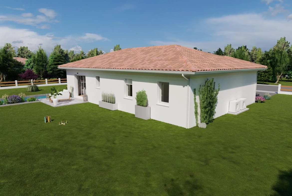 Maison 3 chambres avec garage à Aire-sur-l'Adour – Construction neuve clé en main 