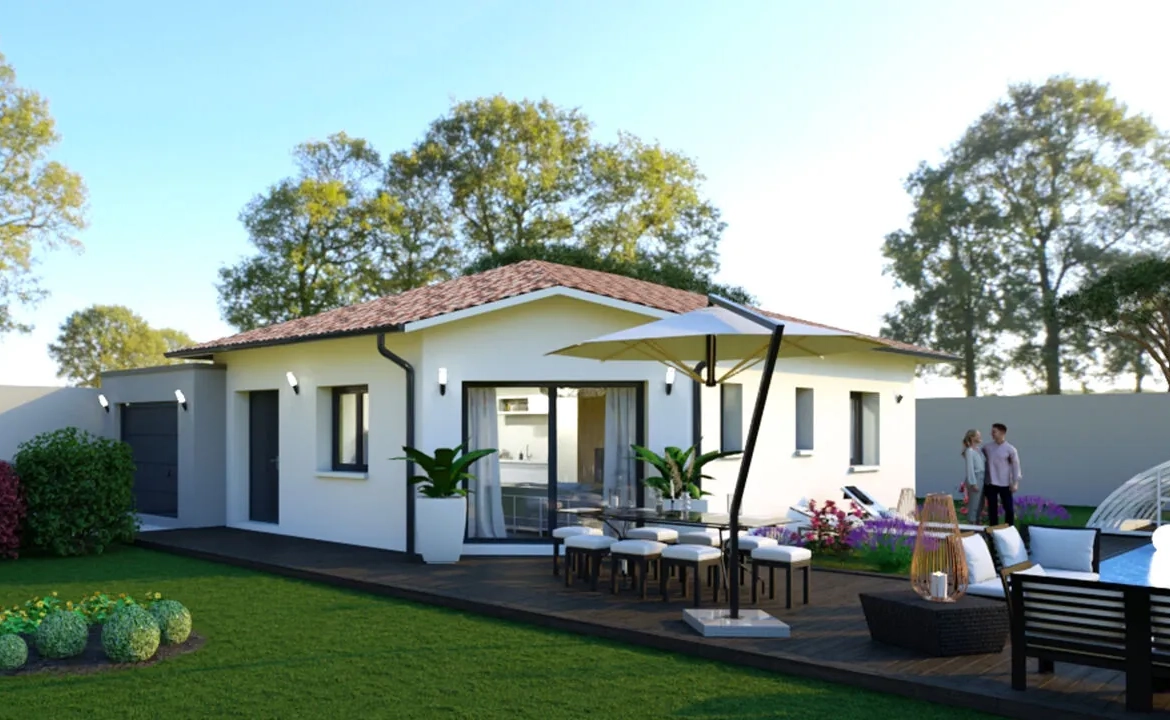 Maison neuve évolutive avec 2 chambres et garage à Saint-Paul-lès-Dax 