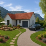 Maison neuve de 90 m² avec jardin à Brens, conforme RE 2020 et terrain de 600 m²